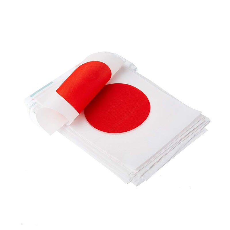 mflagperft Japan Flag Japanese Flag, Small String Japan Flags Mini Japanese Flags Banner, Used for Party School Sports Events Patriotic Festival Decorations - Image 3
